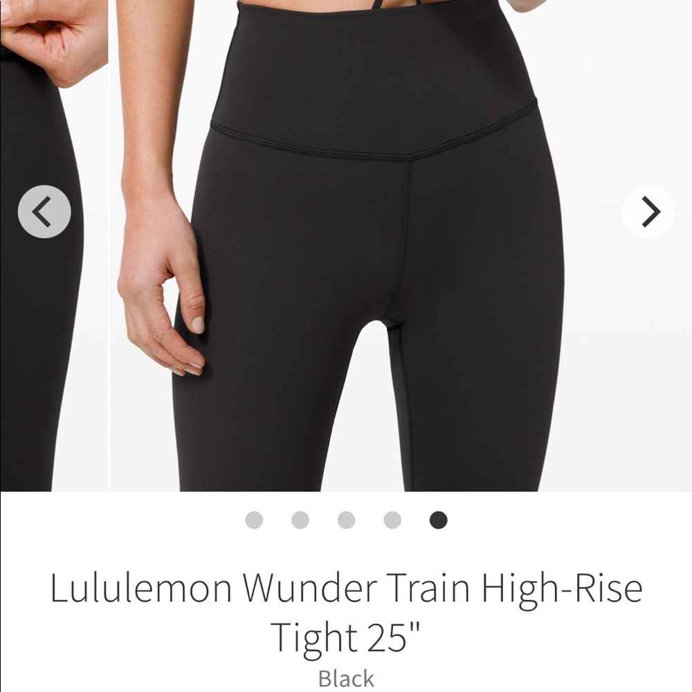 Lululemon wunder train 25in